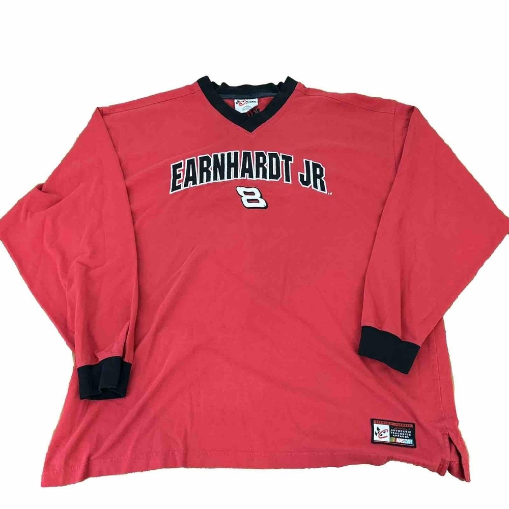 Vtg Chase Authentics Nascar Dale Earnhardt Jr #8 Bud Racing Red T Shirt Sz 2XL